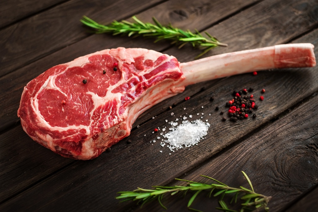 BEEF RIB STEAK BONE IN -COTE DE BOEUF AVEC OS- KG