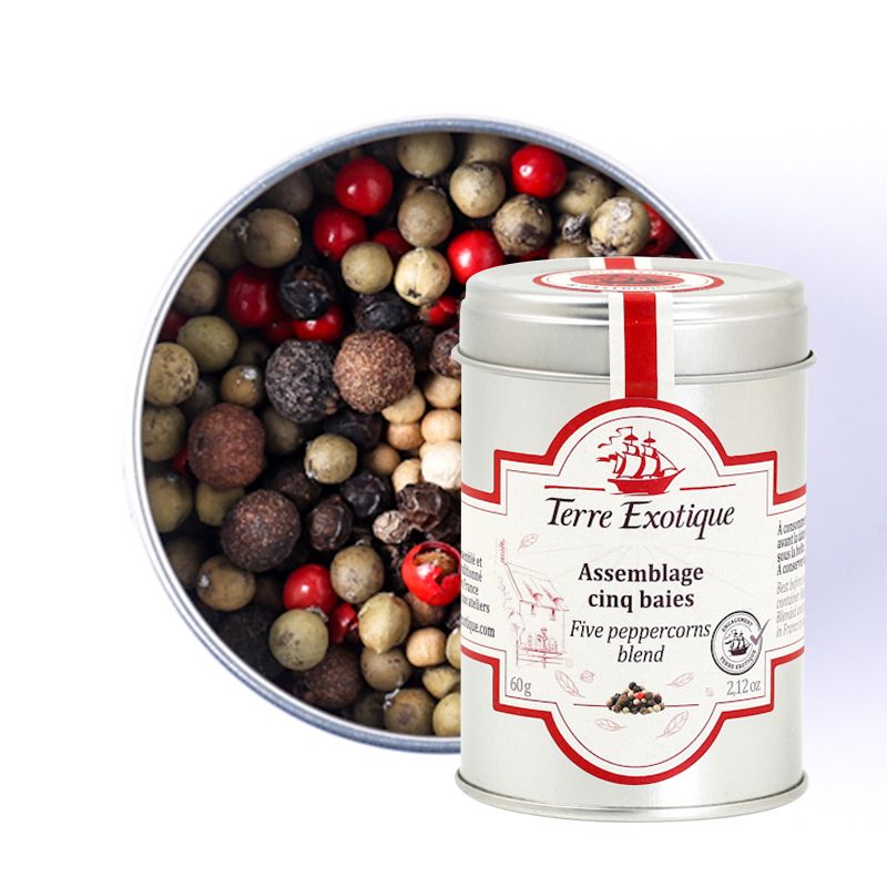 ASSEMBLAGE CINQ BAIES 60 G - FIVE PEPPERCONS BLEND 60 G