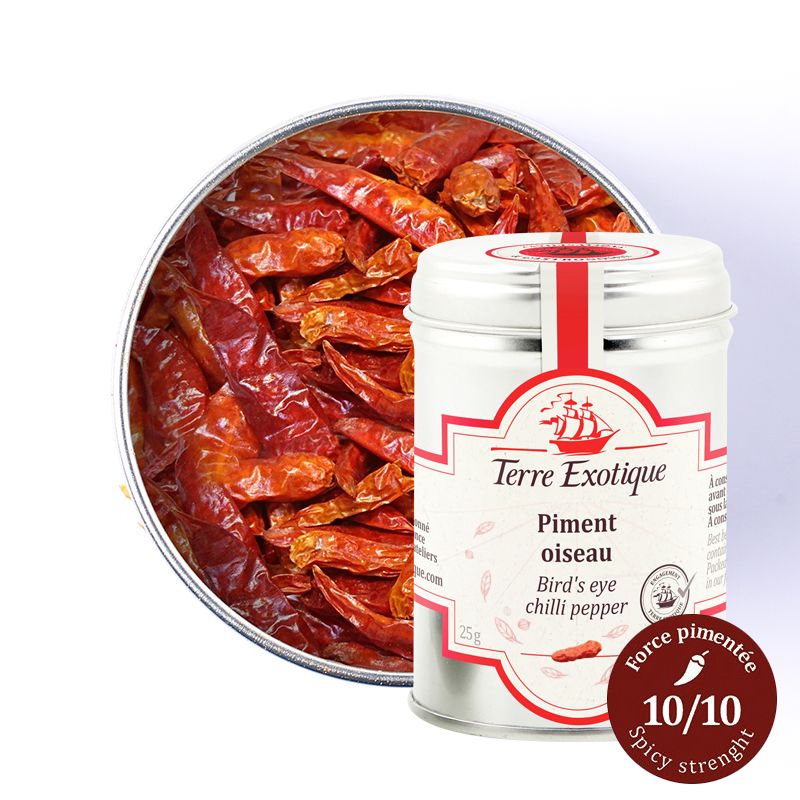PIMENT D'OISEAU 25G - BIRD'S EYE CHILI PEPPER 25G 