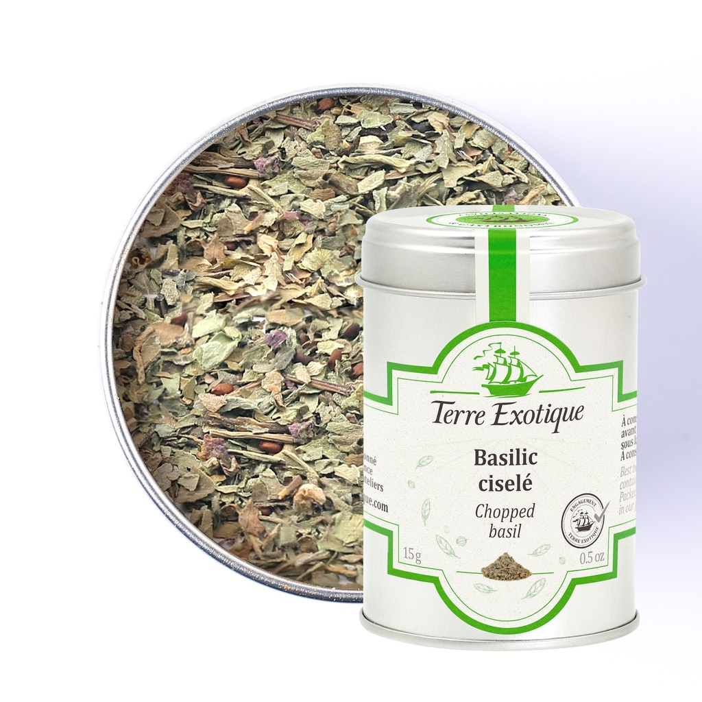 BASILIC CISELE 15G - CHOPPED BASIL 15G