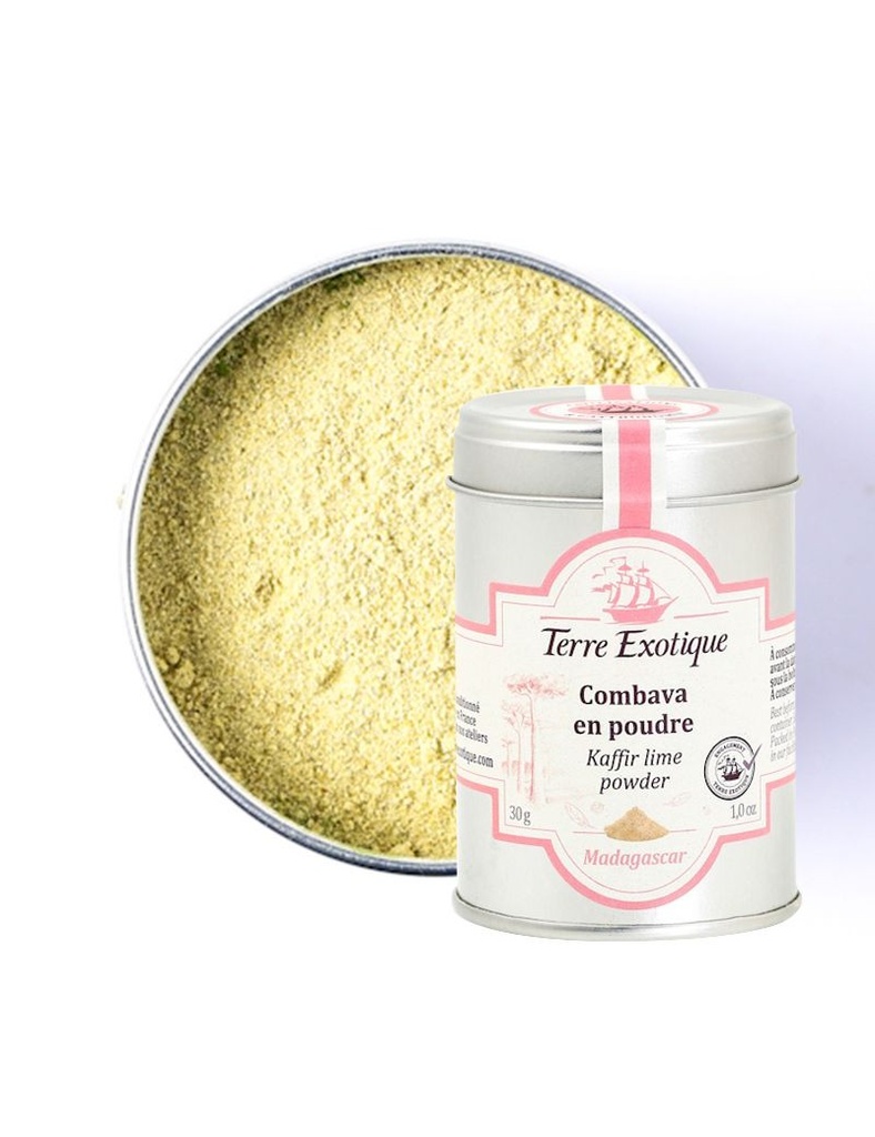 COMBAVA EN POUDRE 30G - KAFFIR LIME POWDER 30G