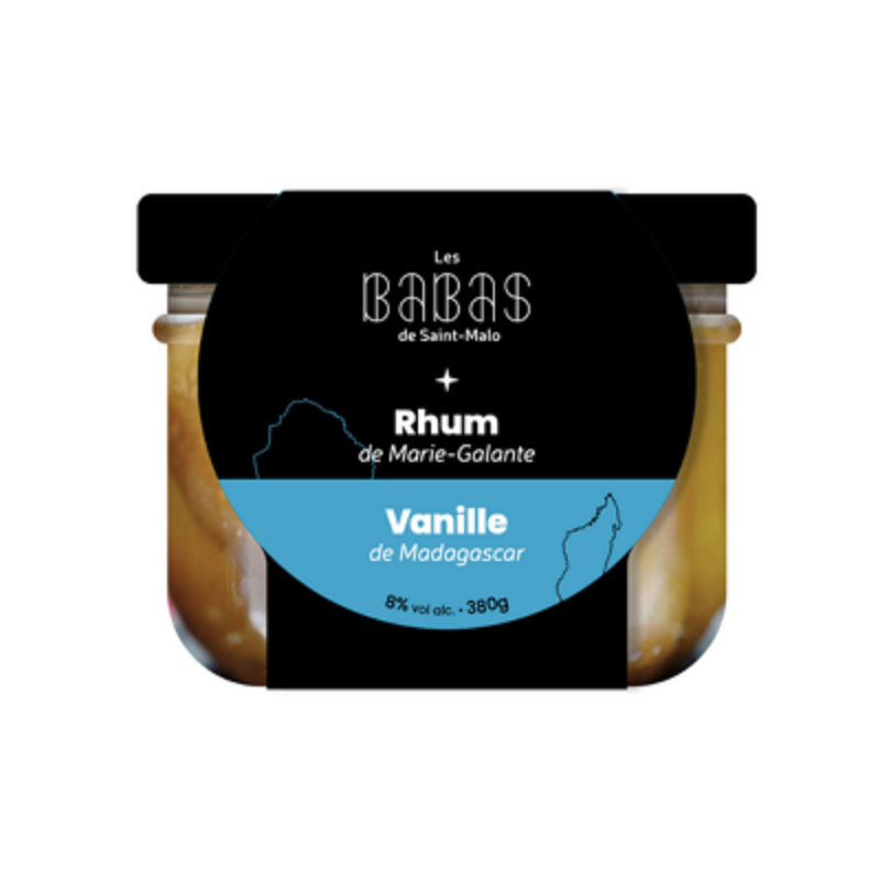 BABA RHUM VANILLE 380G - VANILLA RHUM BABA 380G