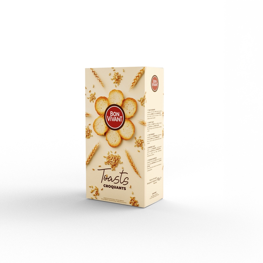 CROUTON TOASTES NATURE 90G - PLAIN TOATSED CROUTONS 90G