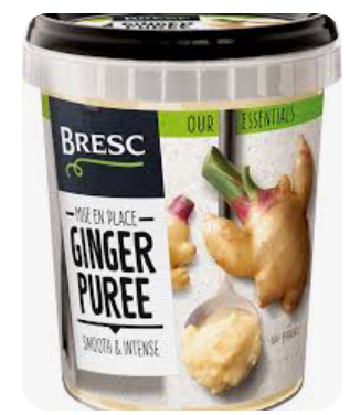 GINGER PUREE FRESH - 450GR -PUREE GINGEMBRE FRAIS - 450GR 