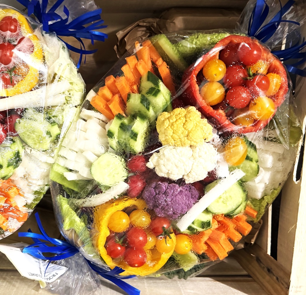 CRUDITES BASKET - CORBEILLE BATONNETTES DE LEGUMES