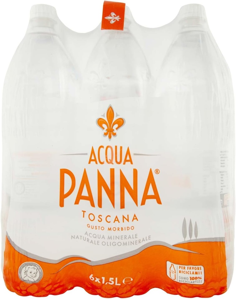ACQUA PANNA PLASTIC - 1.5 L X 6    
ACQUA PANNA PLASTIQUE - 1.5 L X 6