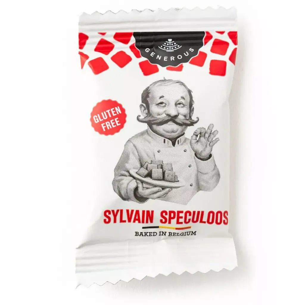 GLUTEN FREE COOKIES "SYLVAIN SPECULOS" 100X7.5G - BISCUITS SANS GLUTEN "SYLVAIN SPECULOS" 100X7.5G 