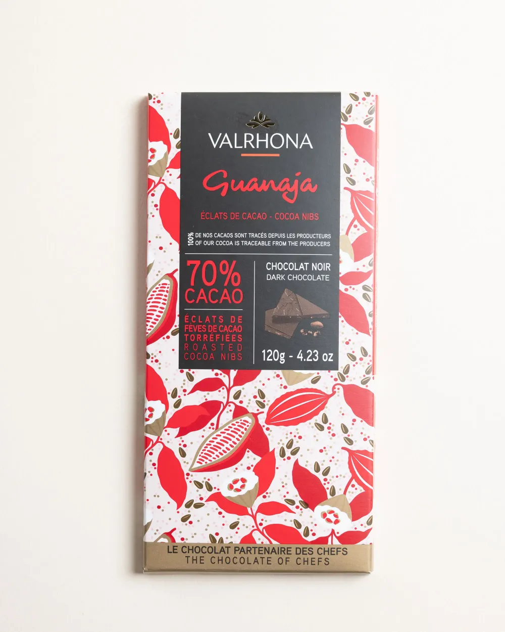 TABLETTE GUANAJA 70% - 70G VALRHONA GUANAJA TABLETTE 70% - 70G