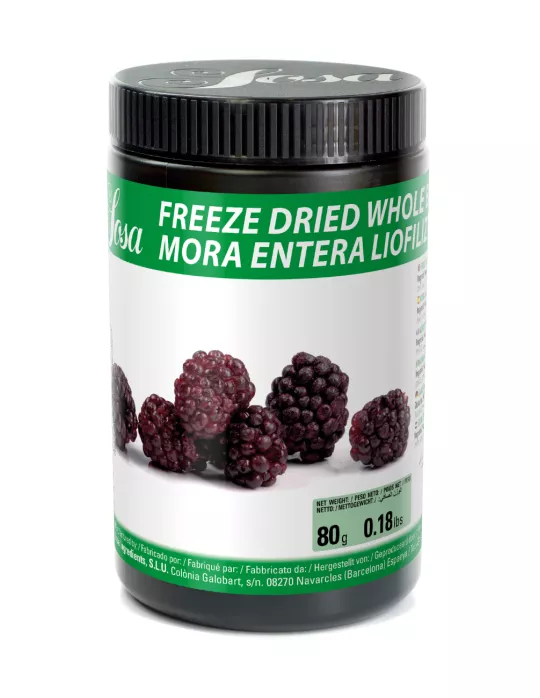 BLACKBERRIES FREEZE DRIED 80G - MURES LYOPHILISES SOSA 80G