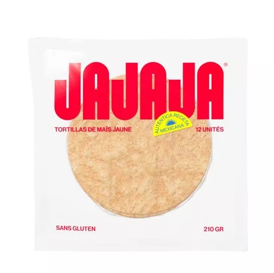 YELLOW CORN TORTILLA 210G - TORTILLA DE MAIS JAUNE 210G