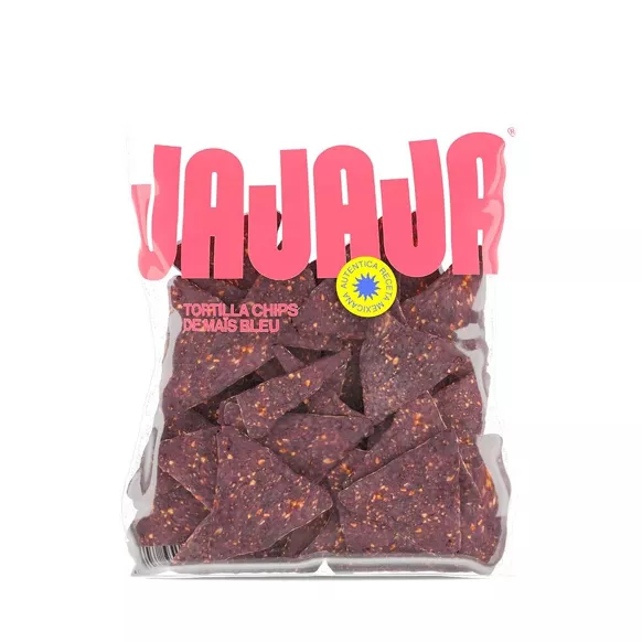 BLUE CORN TORTILLA CHIPS 150G - TORTILLA CHIPS DE MAIS BLEU 150G