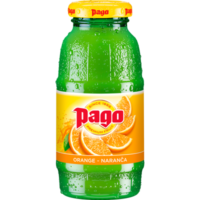 PAGO ORANGE JUICE 20 CLx12 -PAGO JUS D'ORANGE 20 CLx12