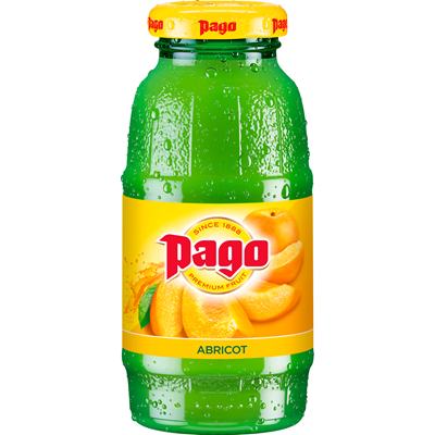 PAGO APRICOT JUCE 20CLX12 -PAGO NECTAR D'ABRICOT 20CLX12