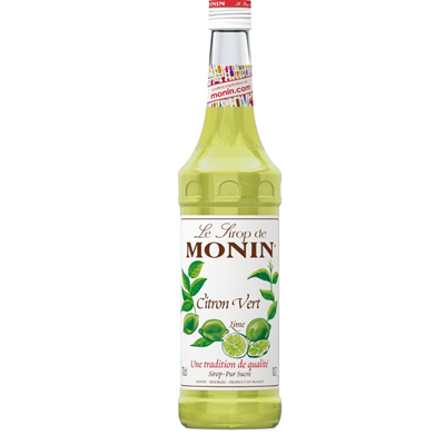 MONIN SYROP LIME - 70 - CL  MONIN SIROP DE CITRON VERT - 70 - CL VERRE 