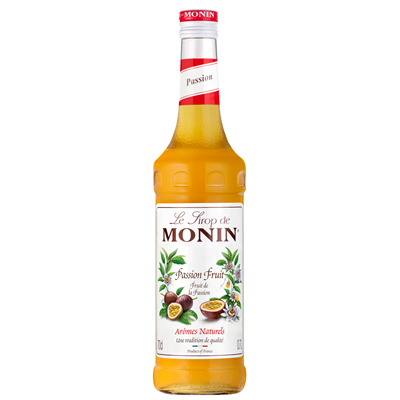 MONIN SYRUP PASSION FRUIT - 70 - CL  MONIN SIROP AU FRUIT DE LA PASSION - 70 - CL 