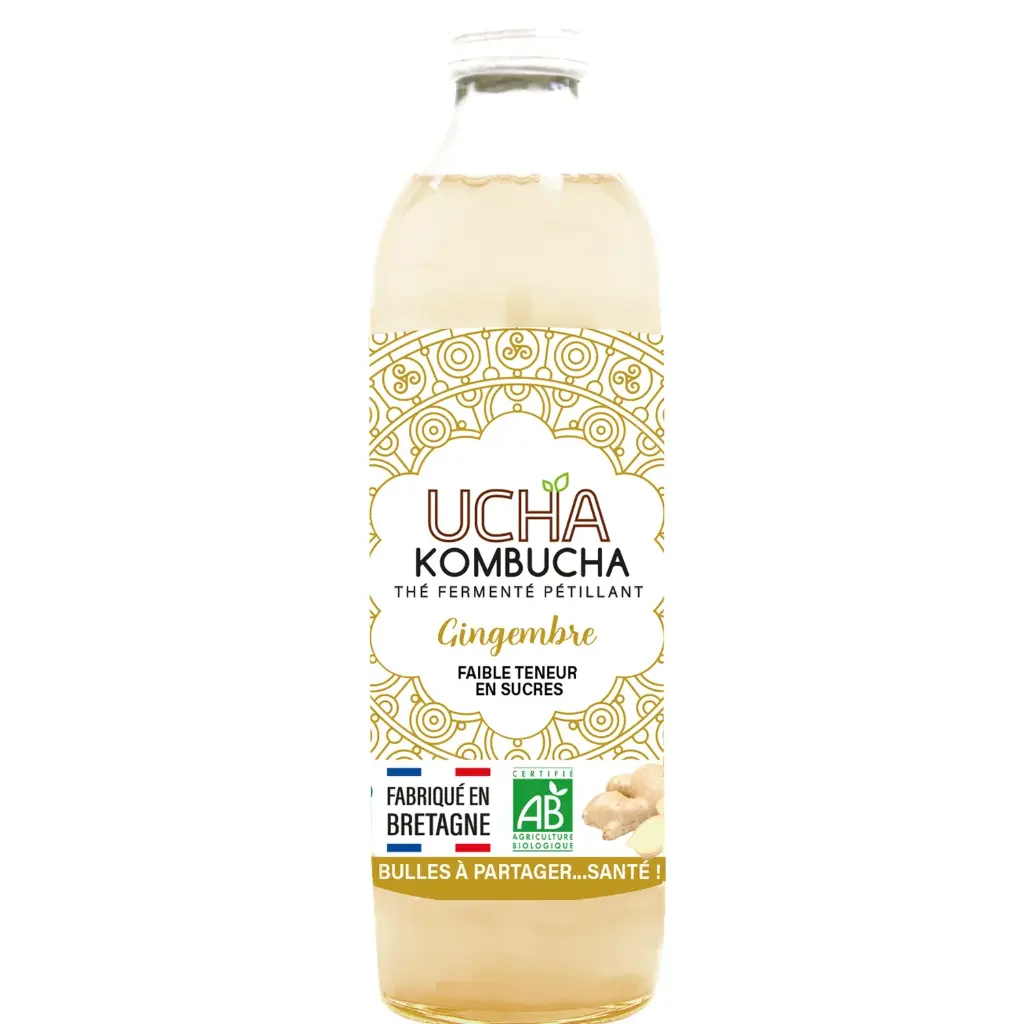 KOMBUCHA UCHA ORGANIC - 750ML KOMBUCHA THÉ FERMENTÉ - 750ML