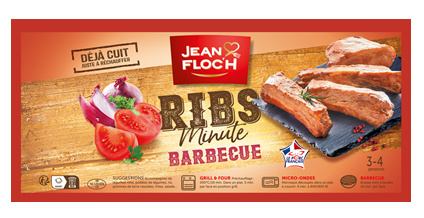 BBQ PORK RIBS 400GR - COTES DE PORC AU BARBECUE 400 G