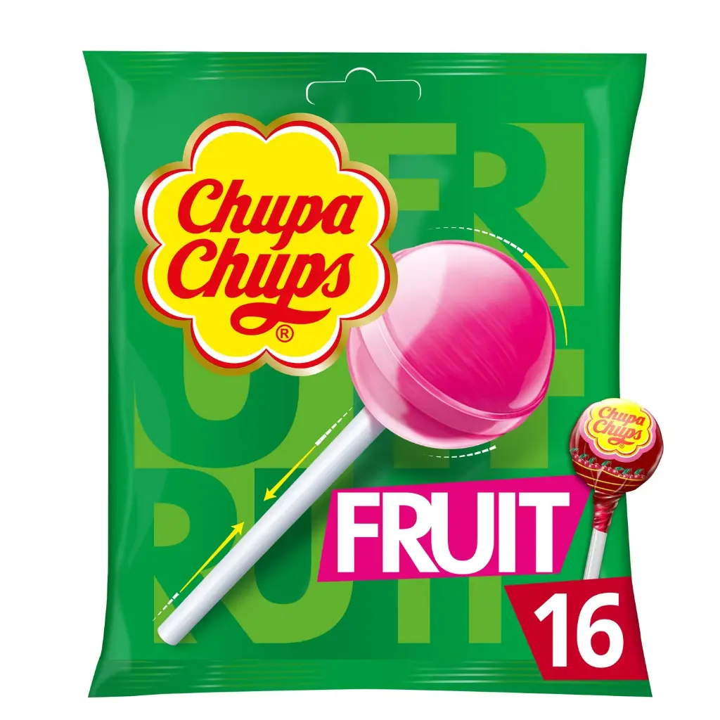 CHUPA CHUPS CANDIES 192G - BONBONS CHUPA CHUPS 192G 