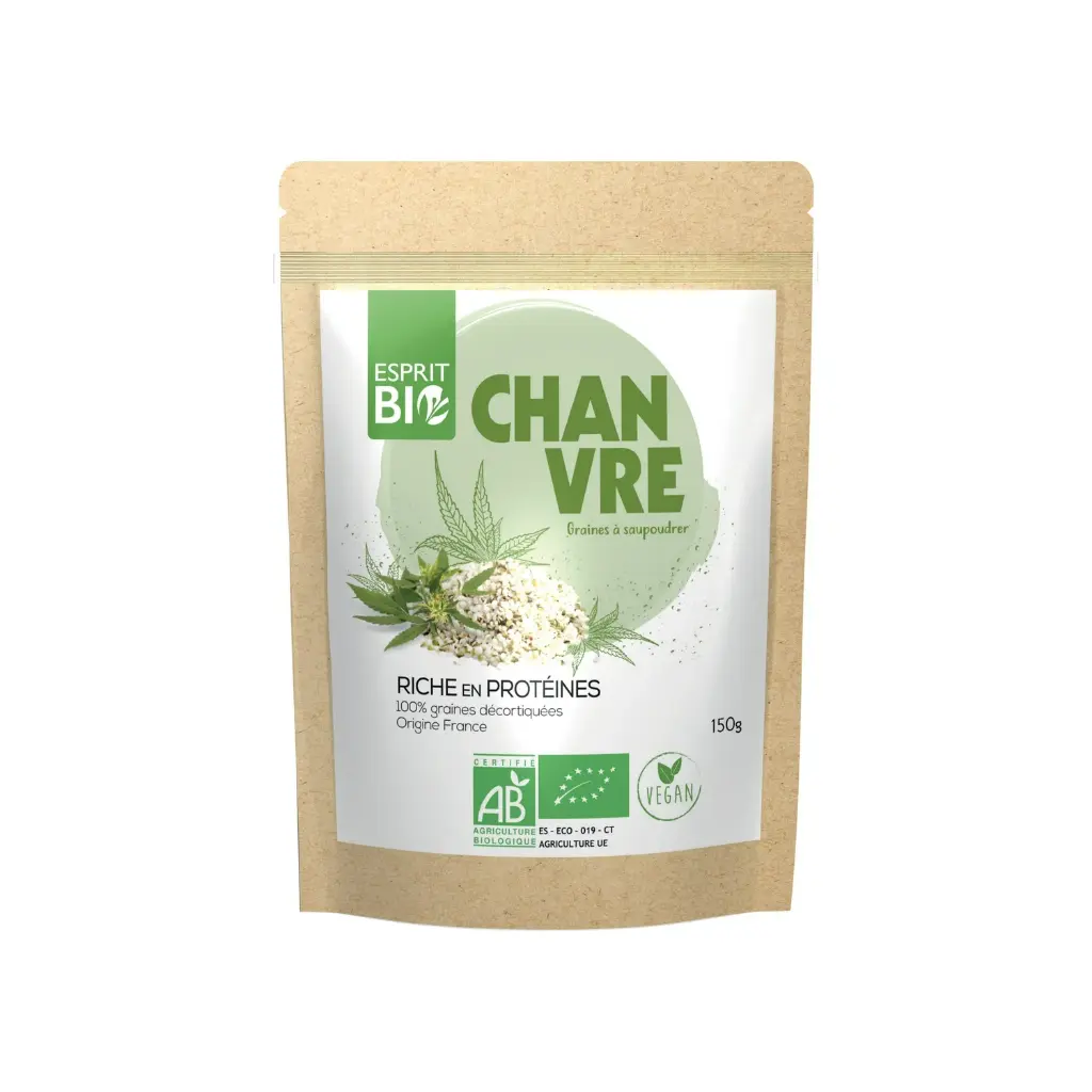 HEMPSEEDS BIO - 150G GRAINES DE CHANVRE BIO - 150G 