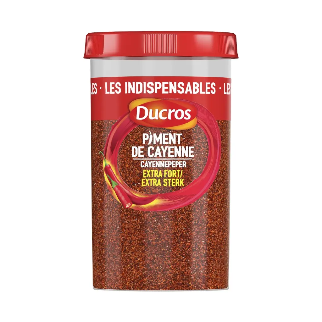 CAYENNE PEPPER DUCROS - 90 G - PIMENT DE CAYENNE - 90 G