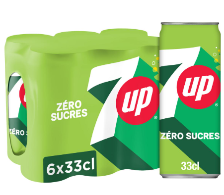 7UP ZERO 6X33CL - 7UP ZERO 6X33CL
