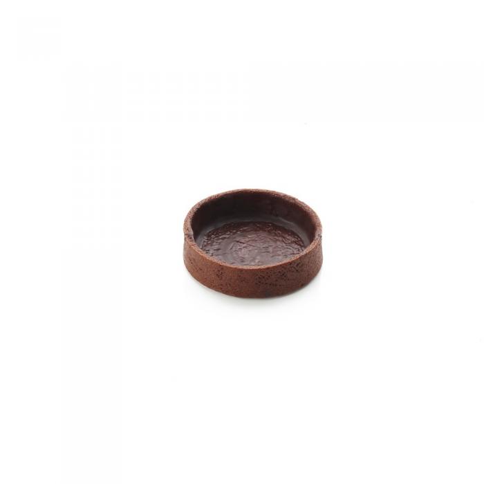 FONDS DE TARTE MOYENS RONDS SUCRES CACAO  20PC