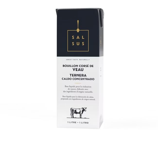 BOUILLON CORSE DE VEAU SALSUS 1L - VEAL STOCK SALSUL 1L