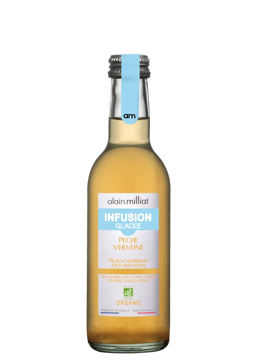 PEACH VERBENA INFUSION BIO 33CL - INFUSION PECHE VERVEINE BIO 33CL  