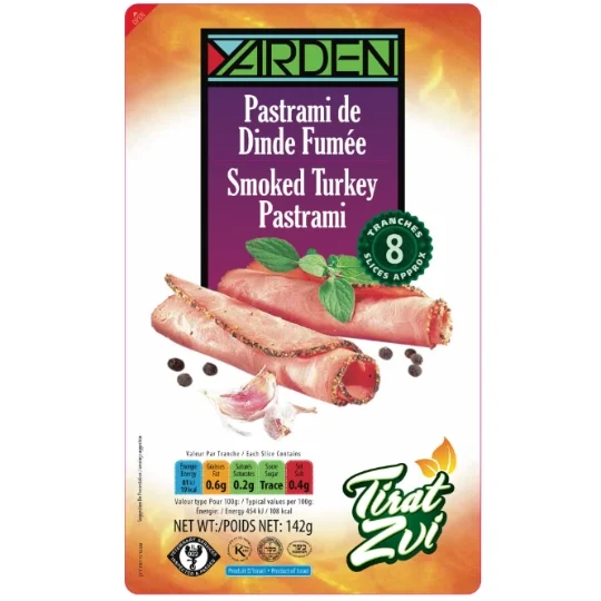 YARDEN PASTRAMI DE DINDE - TURKEY PASTRAMI