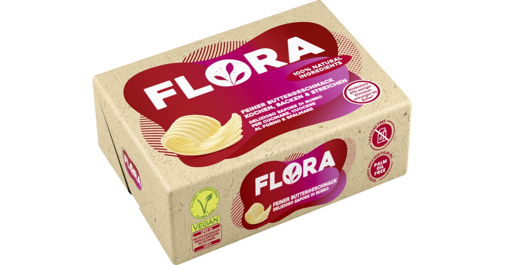 FLORA VEGAN BUTTER GLUTEN FREE 250G - BEURRE VÉGAN FLORA SANS GLUTEN 250G