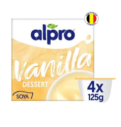 ALPRO VANILLA DESSERT 4X125G - ALPRO DESSERT VANILLE 4X125G