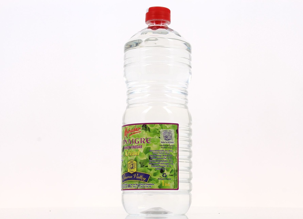 WHITE CRYSTAL VINEGAR MEHOUDAR 1L - VINAIGRE BLANC CRYSTAL MEHOUDAR 1L