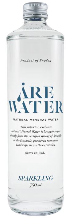 ÅRE WATER SPARKLING- 750ML X 6               EAU PÉTILLANTE ÅRE - 750ML X 6