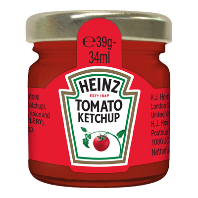 MINI KETCHUP HEINZ 34MLX80