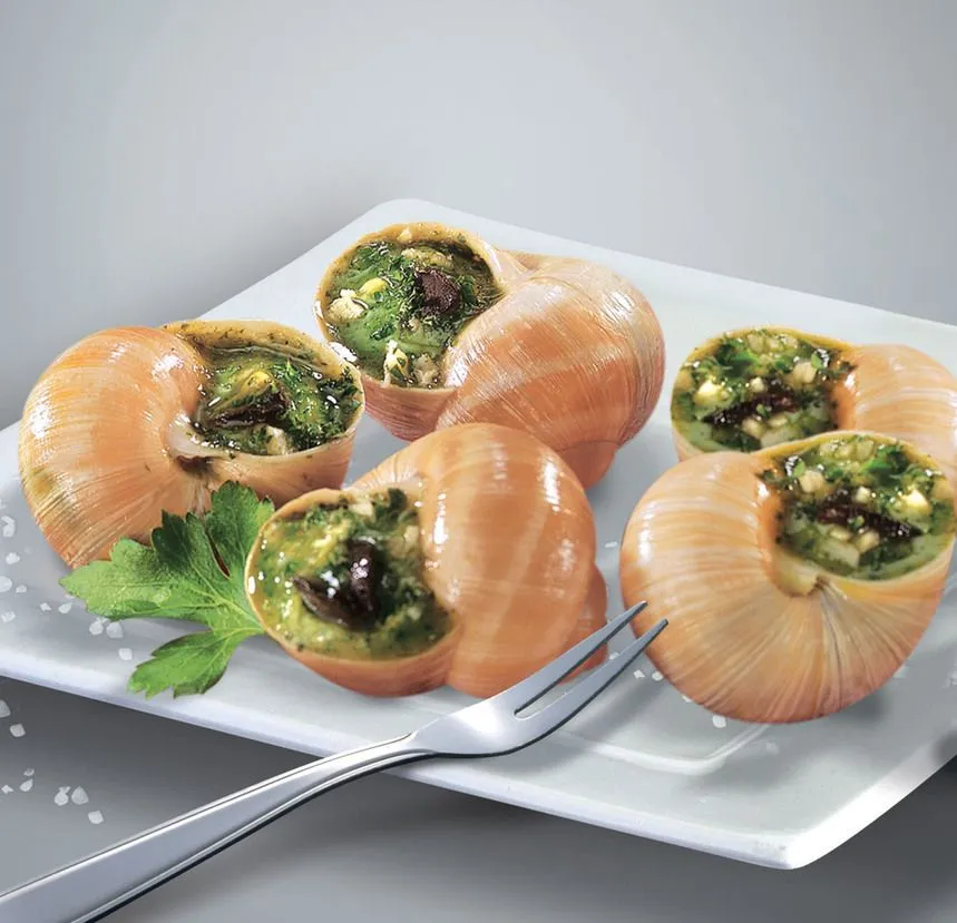 STUFFED BURGUNDY SNAIL LARGE SIZE, COOKED - 48 PCS ESCARGOT DE BOURGOGNE FARCI - 48 PCS