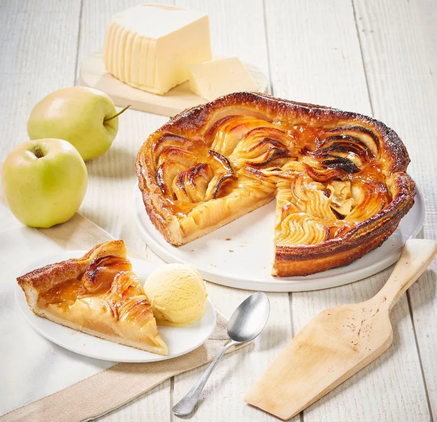 BUTTERED APPLE TART - 890 G TARTE CARA© AUX POMMES AU BEURRE - 890 G