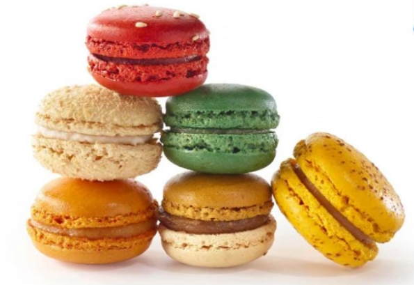 ASSORTED FRUIT MACARONS-12GX48PCS PANACHÉ DE MACARONS FRUITS-12GX48PCS