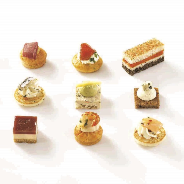 TRADITIONAL SAVORY CANAPÉS-10GX54PCS CANAPÉS SALÉS TRADITION-10GX54PCS