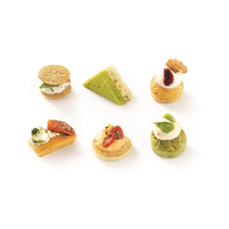 VEGETARIAN CANAPÉS-11GX54PCS CANAPÉS VÉGÉTARIENS-11GX54PCS