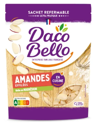 ALMOND FLAKES DACO BELLO - 125G AMANDES EFFILEES DACO BELLO - 125G