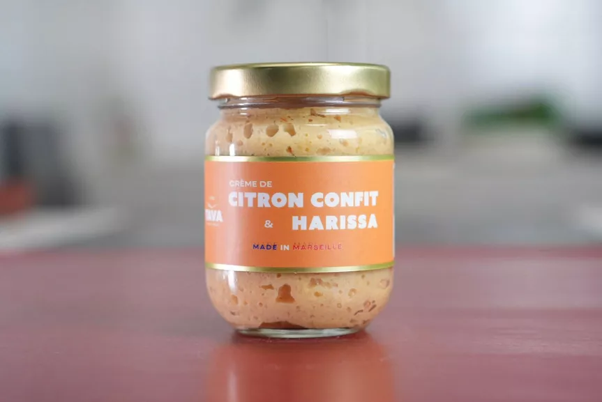 LEMON CURD WITH HARISSA - 100GR CREME CITRON A L'HARISSA - 100GR