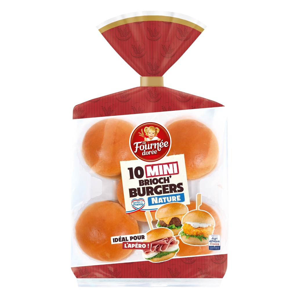 SMALL BURGER 12X30GR BURGER ENFANT BIO 16X30GR