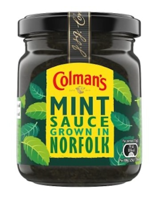 BAXTER CLASSIC MINT SAUCE 250ML COLEMANS SAUCE MENTHE CLASSIQUE 250M