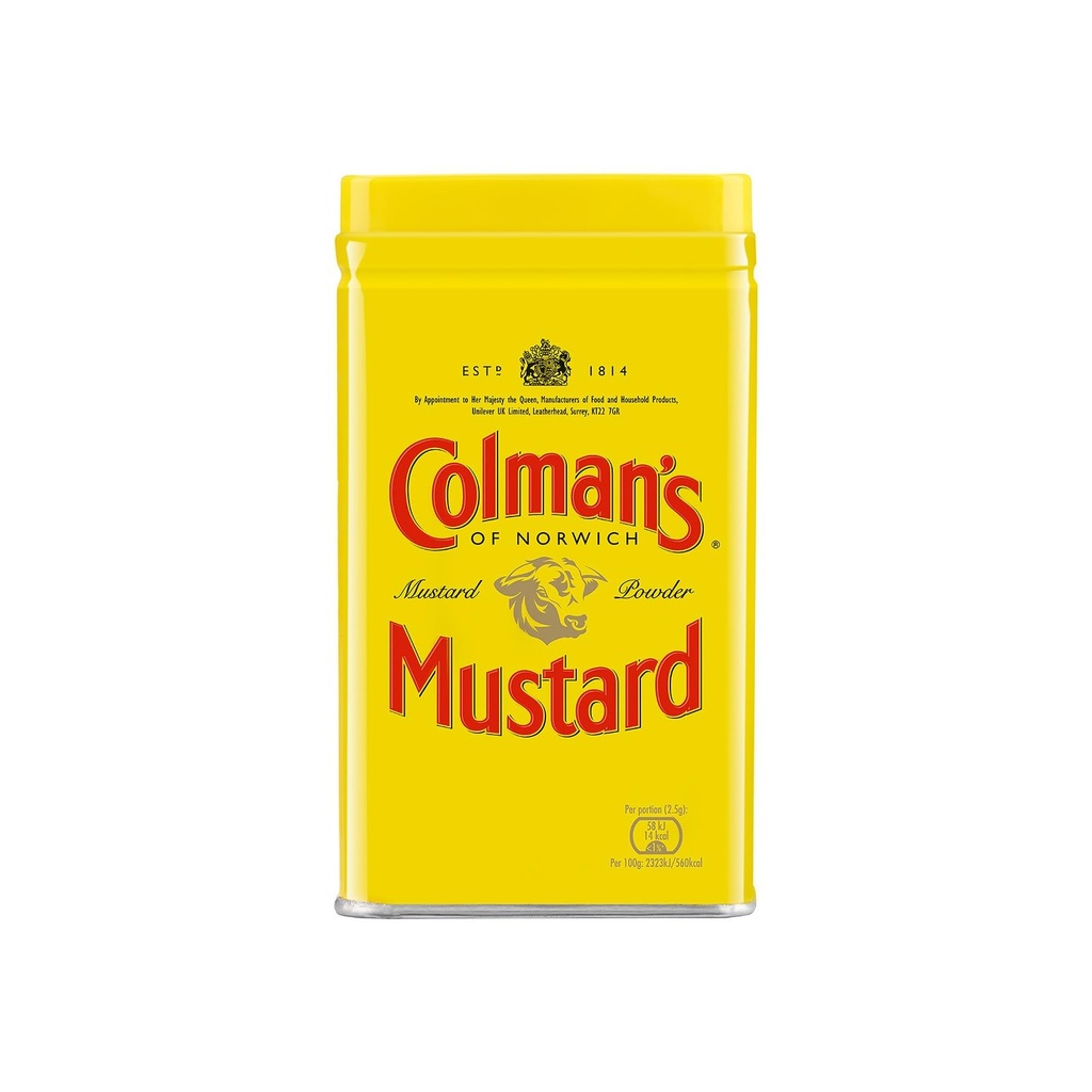 MUSTARD - ENGLISH MUSTARD COLEMANS POWDER / MOUTARDE - MOUTARDE ANGLAISE COLEMANS EN POUDRE - 500GR
