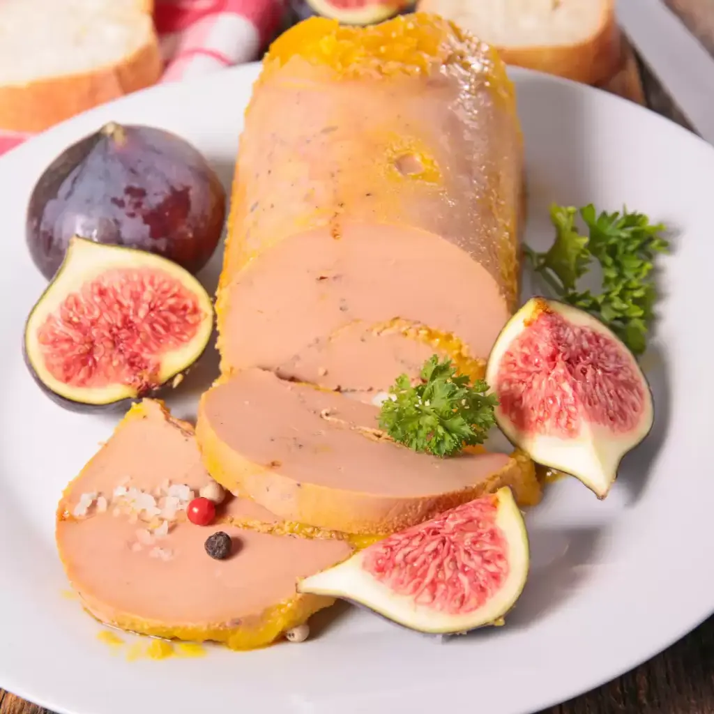 WHOLE DUCK FOIE GRAS WITH FIGS 270G -FOIE GRAS DE CANARD ENTIER AUX FIGUES 270G