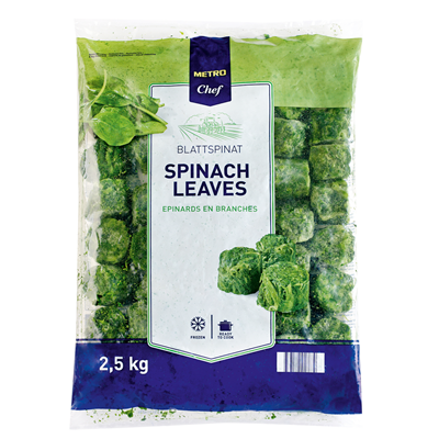 FROZEN SPINACH - 1KG EPINARD BRANCHE SURGELE - 1KG 