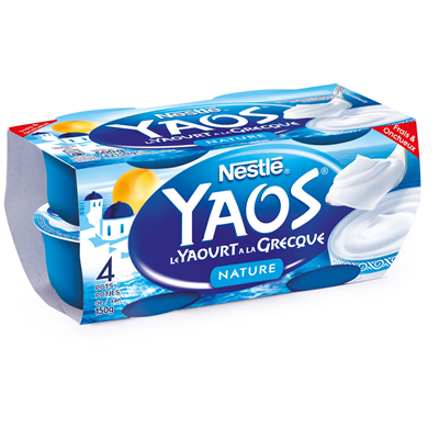 GREEK YOGHURT YAOS - 150G X 4 GREEK YOGHURT YAOS - 150G X 4