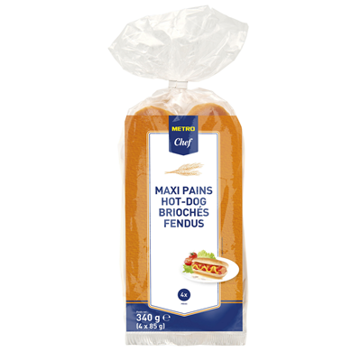 HOT DOG BUNS - 4PC PAIN HOT DOG - 4PC 