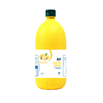 LEMON CONCENTRATED JUICE - 1L JUS CITRON CONCENTRE JAUNE - 1L 
