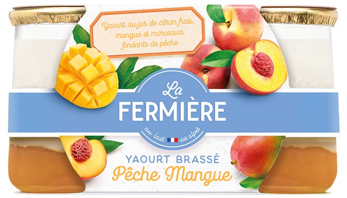YOGHURT MIX FRUIT LA FERMIERE - 2 X 160G YAOURT FRUIT LA FERMIERE - 2 X 160G 